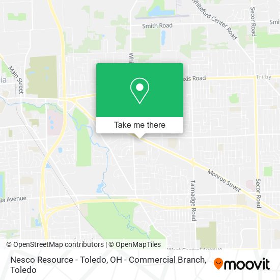 Mapa de Nesco Resource - Toledo, OH - Commercial Branch