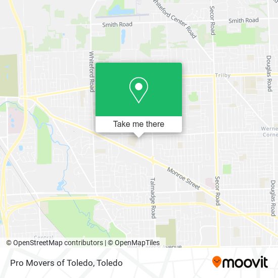 Mapa de Pro Movers of Toledo