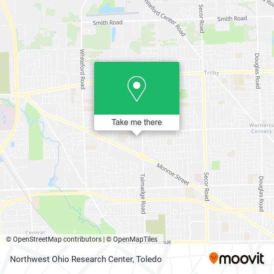 Mapa de Northwest Ohio Research Center