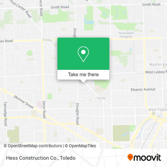 Mapa de Hess Construction Co.