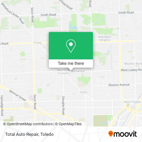 Total Auto Repair map