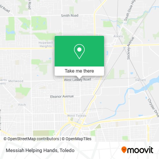 Messiah Helping Hands map