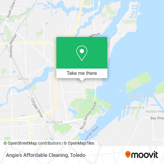 Angie's Affordable Cleaning map
