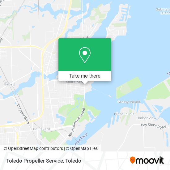 Mapa de Toledo Propeller Service