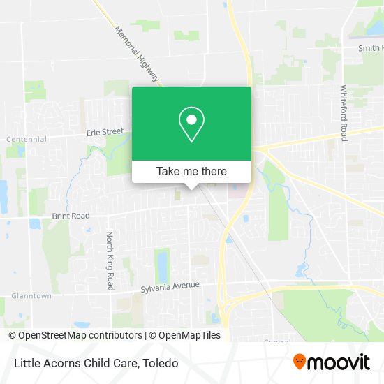 Little Acorns Child Care map