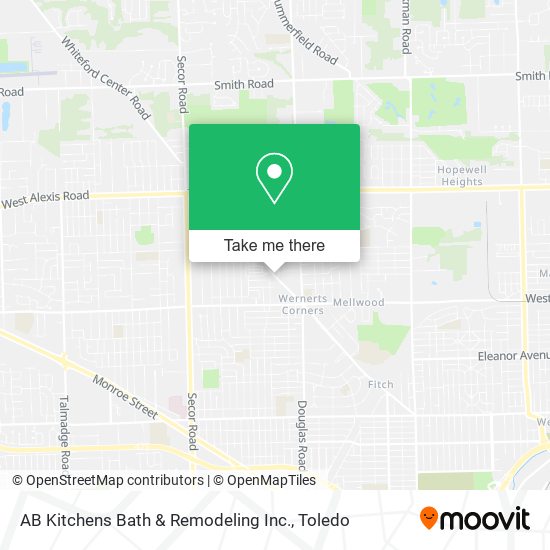 AB Kitchens Bath & Remodeling Inc. map