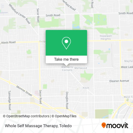 Whole Self Massage Therapy map