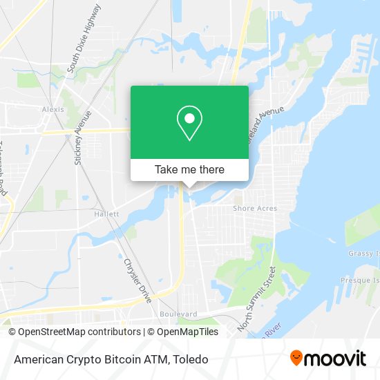 American Crypto Bitcoin ATM map