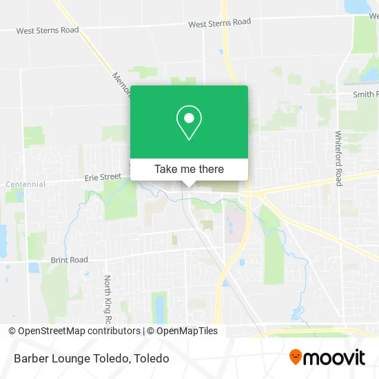 Barber Lounge Toledo map