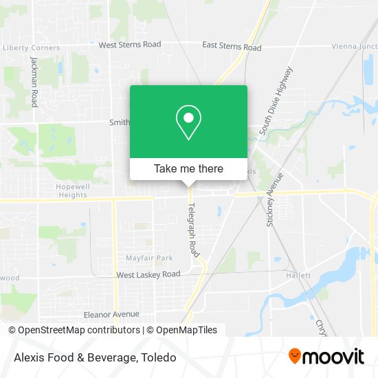 Alexis Food & Beverage map