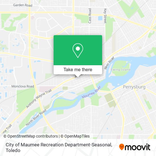 City of Maumee Recreation Department-Seasonal map