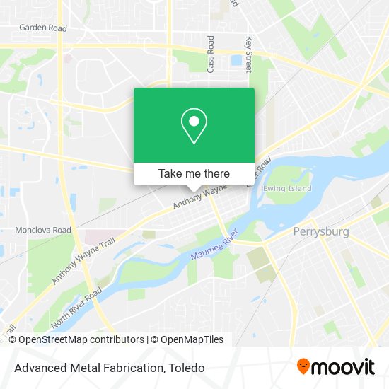 Mapa de Advanced Metal Fabrication