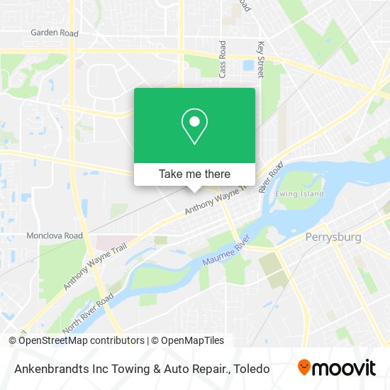Ankenbrandts Inc Towing & Auto Repair. map