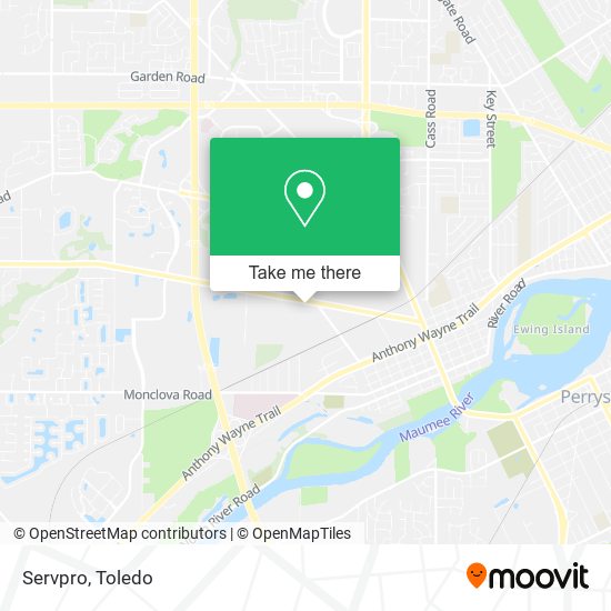 Servpro map