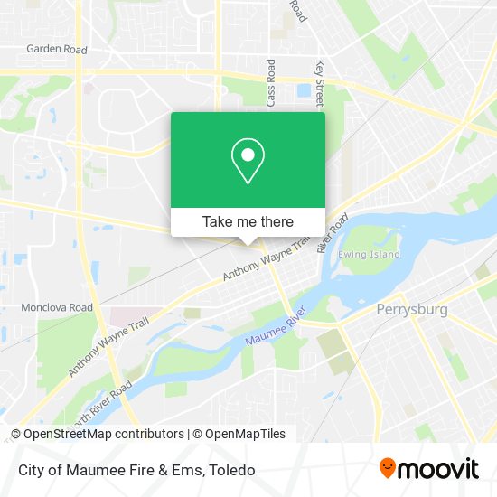 City of Maumee Fire & Ems map