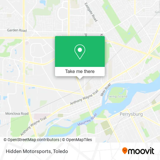 Mapa de Hidden Motorsports