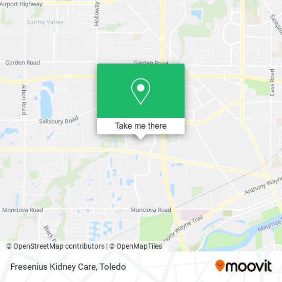 Fresenius Kidney Care map