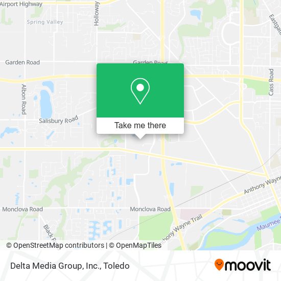 Delta Media Group, Inc. map