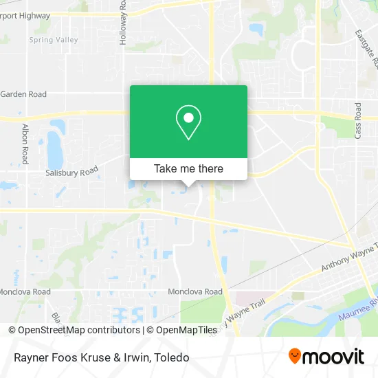 Rayner Foos Kruse & Irwin map
