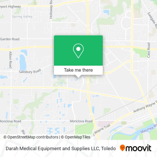 Mapa de Darah Medical Equipment and Supplies LLC