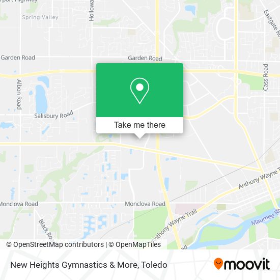Mapa de New Heights Gymnastics & More