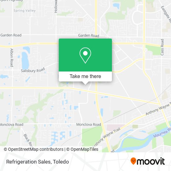 Mapa de Refrigeration Sales