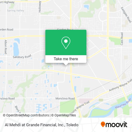 Al Mehdi at Grande Financial, Inc. map