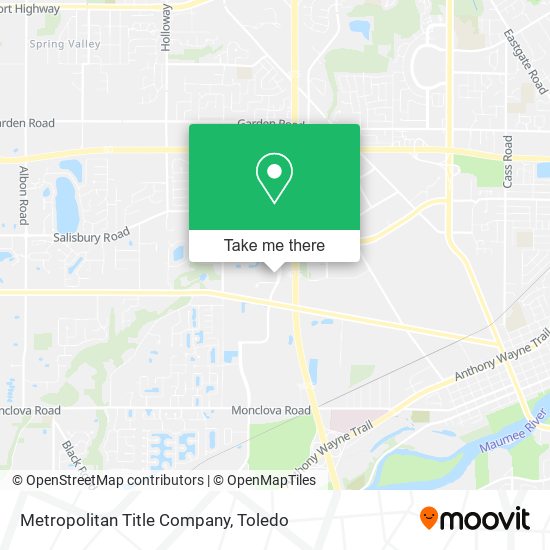Metropolitan Title Company map