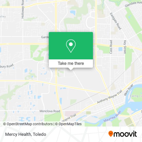 Mercy Health map