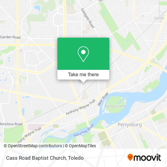 Mapa de Cass Road Baptist Church