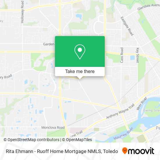 Rita Ehmann - Ruoff Home Mortgage NMLS map