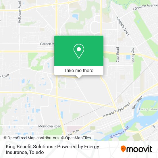 King Benefit Solutions - Powered by Energy Insurance map
