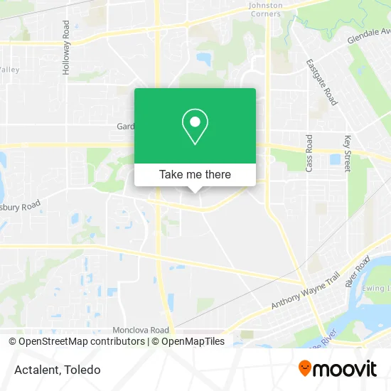 Actalent map