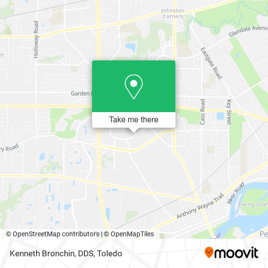 Kenneth Bronchin, DDS map