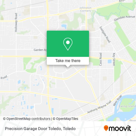 Precision Garage Door Toledo map