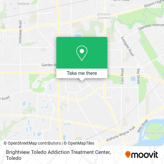 Brightview Toledo Addiction Treatment Center map