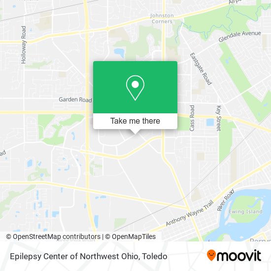 Epilepsy Center of Northwest Ohio map