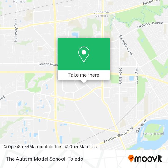 Mapa de The Autism Model School