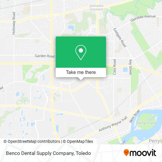 Mapa de Benco Dental Supply Company