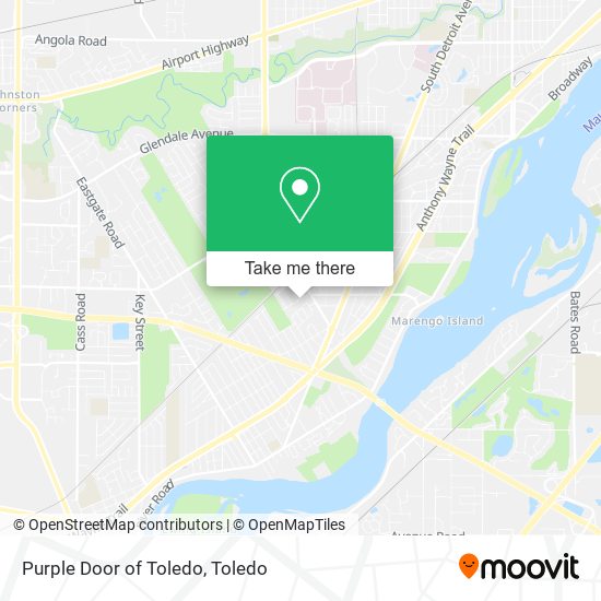 Purple Door of Toledo map