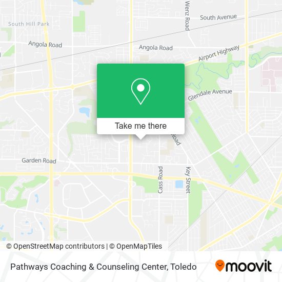 Mapa de Pathways Coaching & Counseling Center