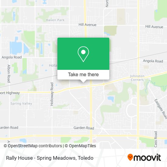 Rally House - Spring Meadows map