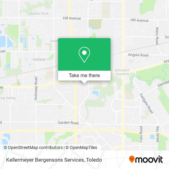 Mapa de Kellermeyer Bergensons Services