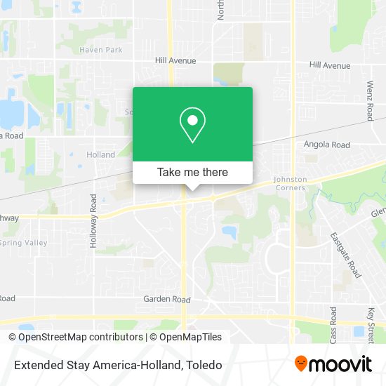 Extended Stay America-Holland map