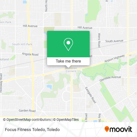 Focus Fitness Toledo map