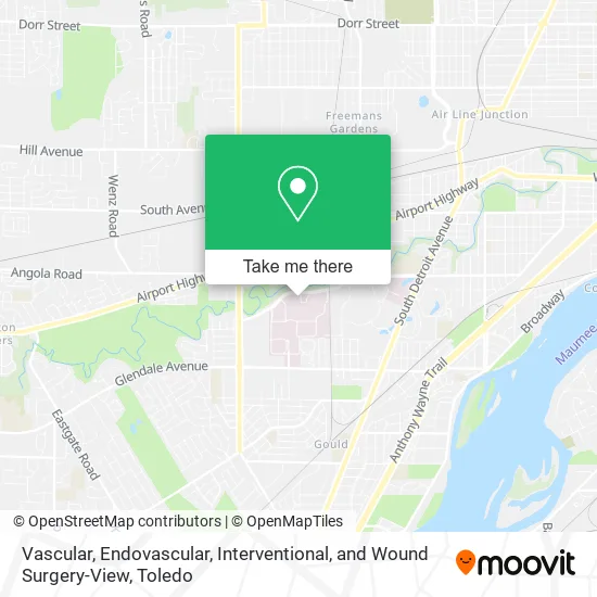 Vascular, Endovascular, Interventional, and Wound Surgery-View map