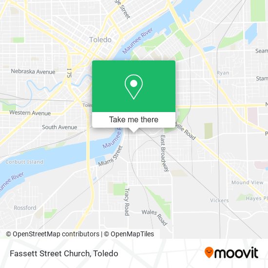 Fassett Street Church map