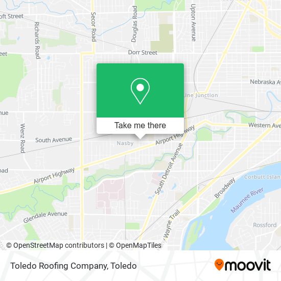 Mapa de Toledo Roofing Company