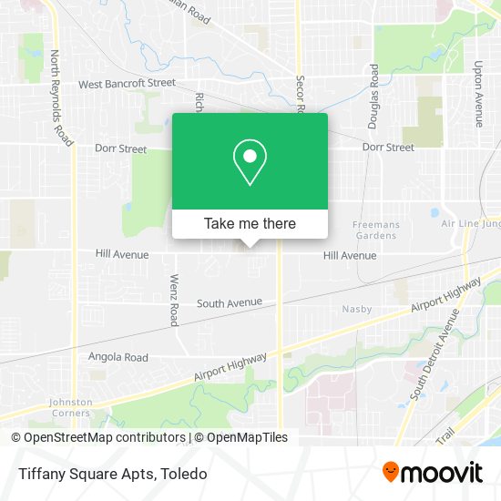 Tiffany Square Apts map