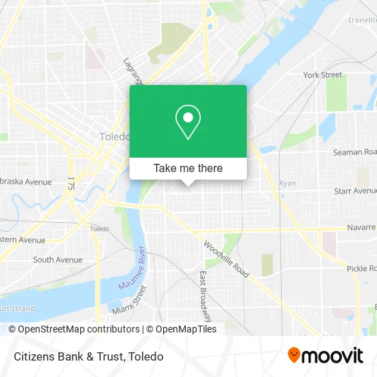 Citizens Bank & Trust map